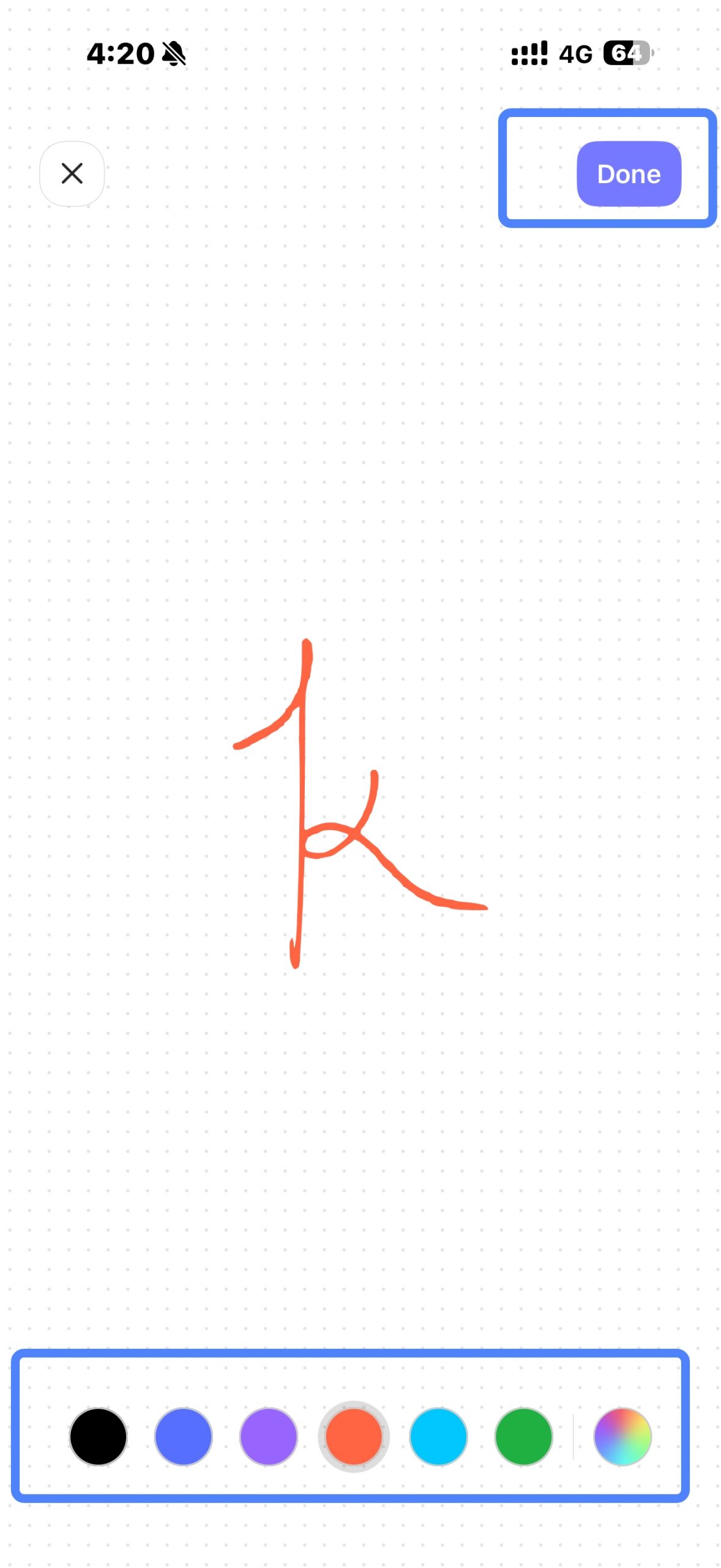 save the signature