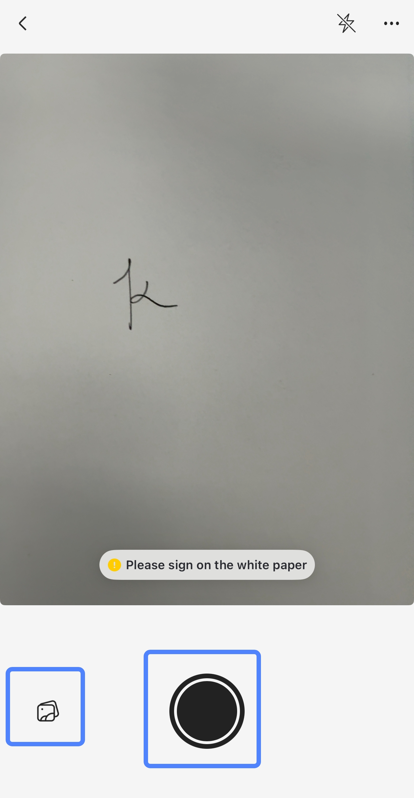 scan your handwritten signature