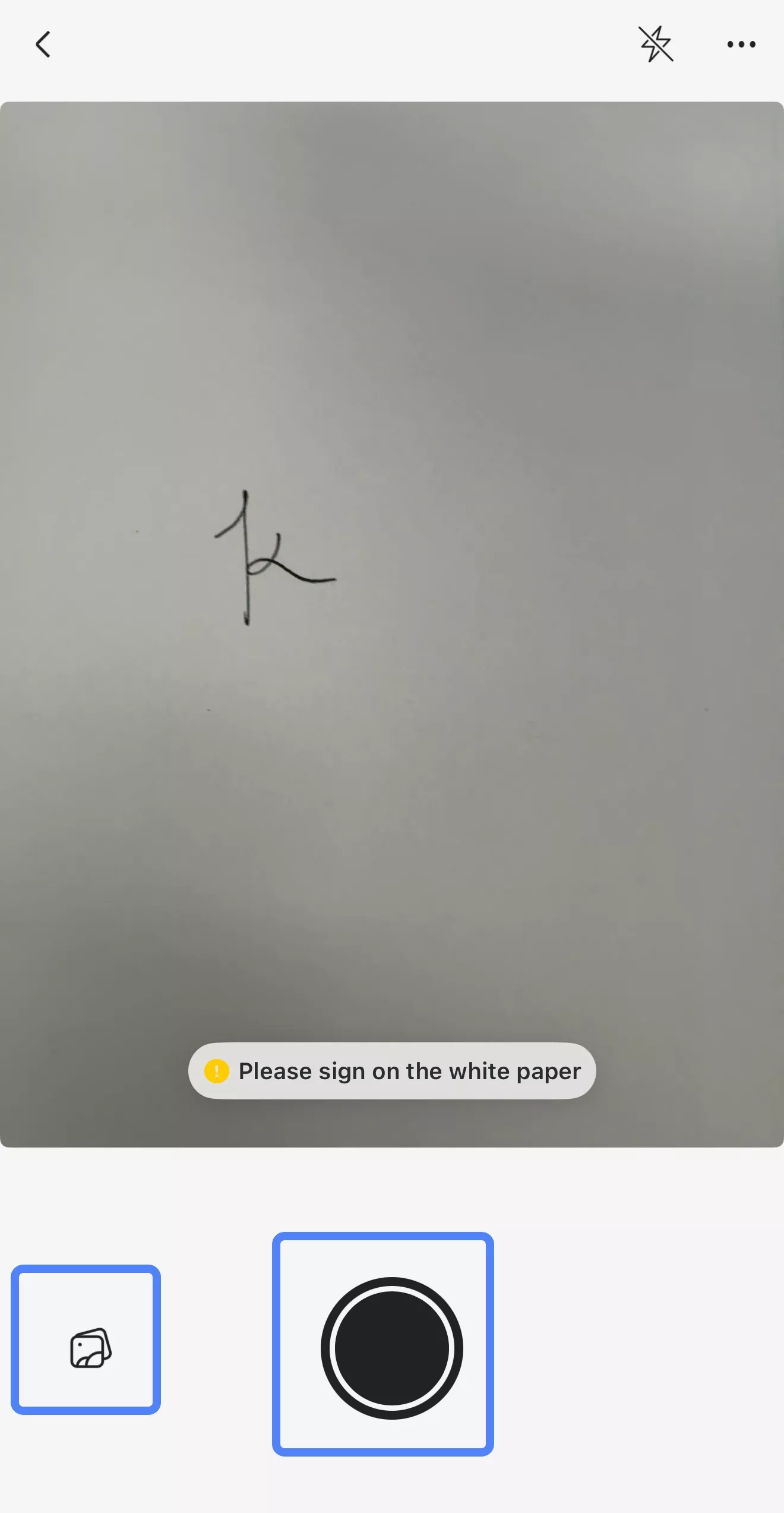 scan your handwritten signature