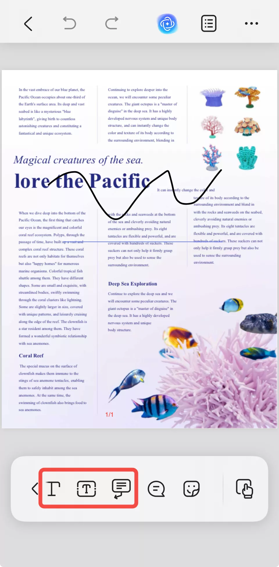 selecionar ferramentas de texto entre as opções comentário de texto, caixa de texto, texto explicativo