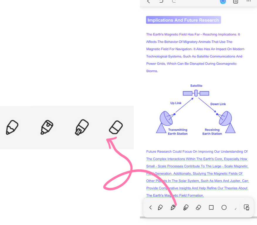select pen tools