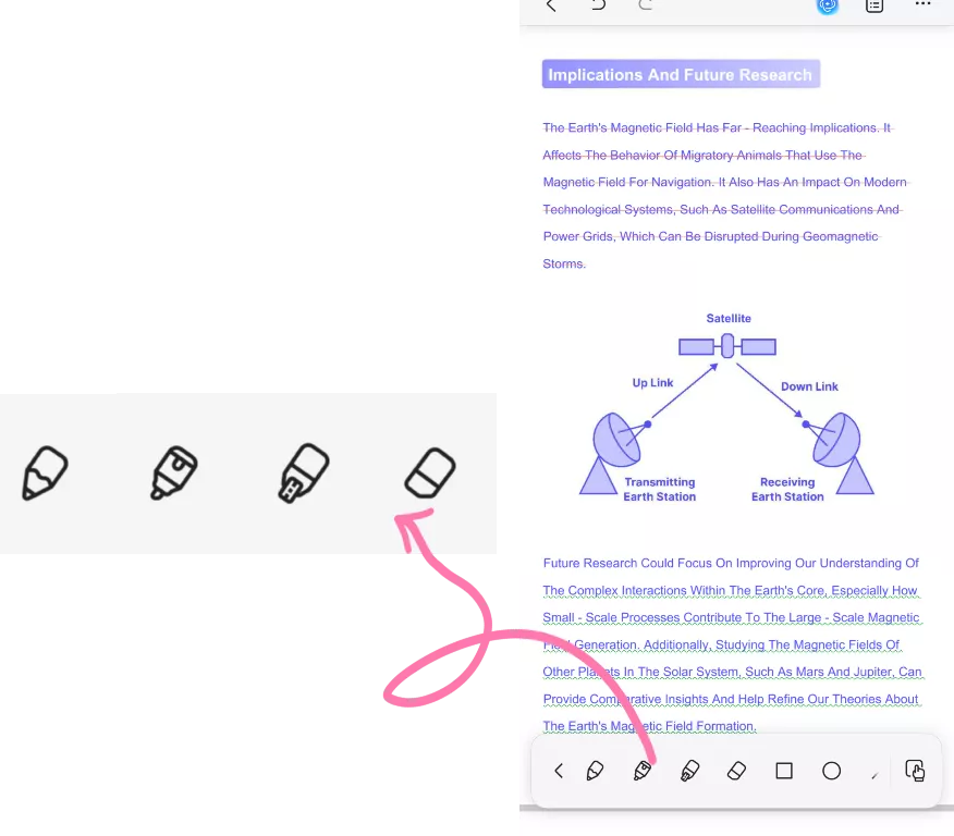 select pen tools
