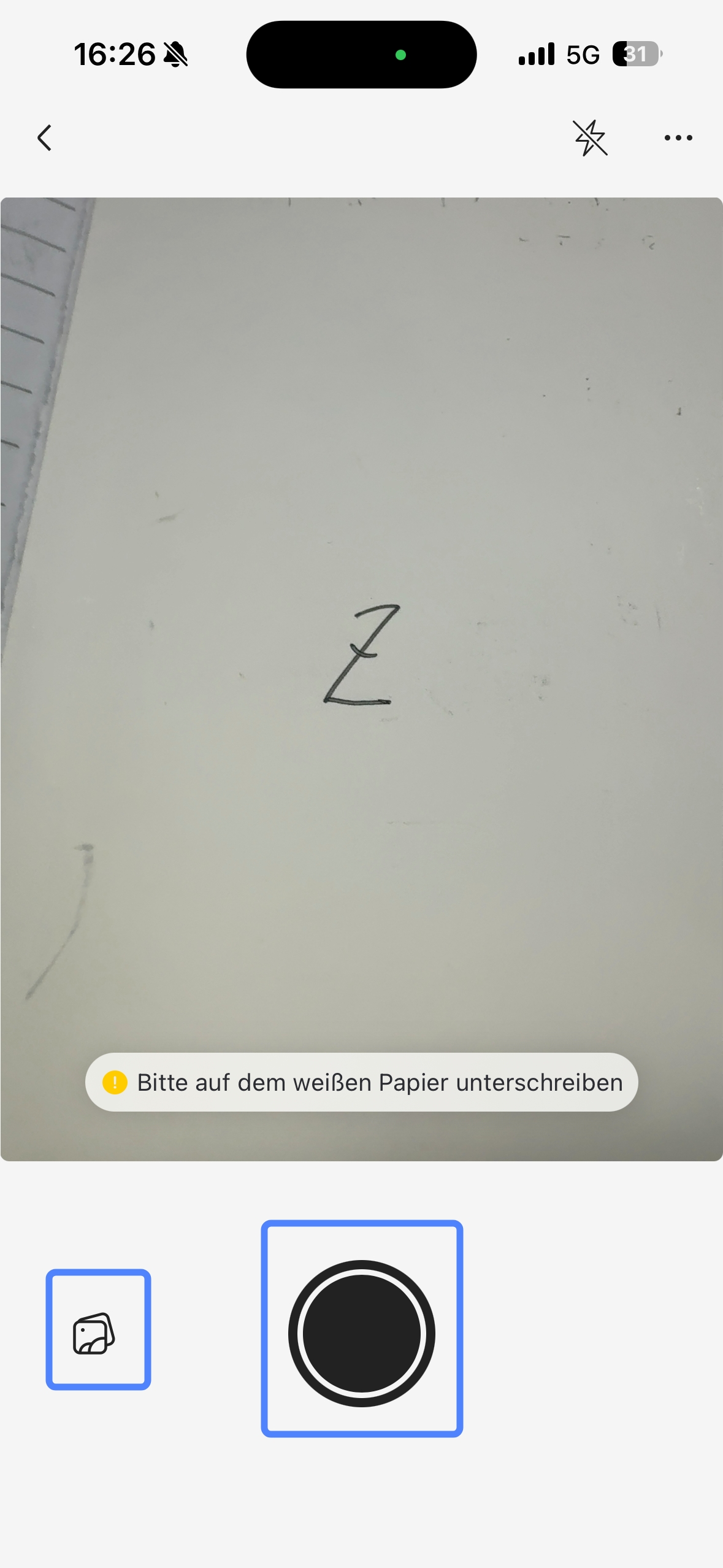 Tippen Sie auf die Schaltfläche „Aufnehmen“ 