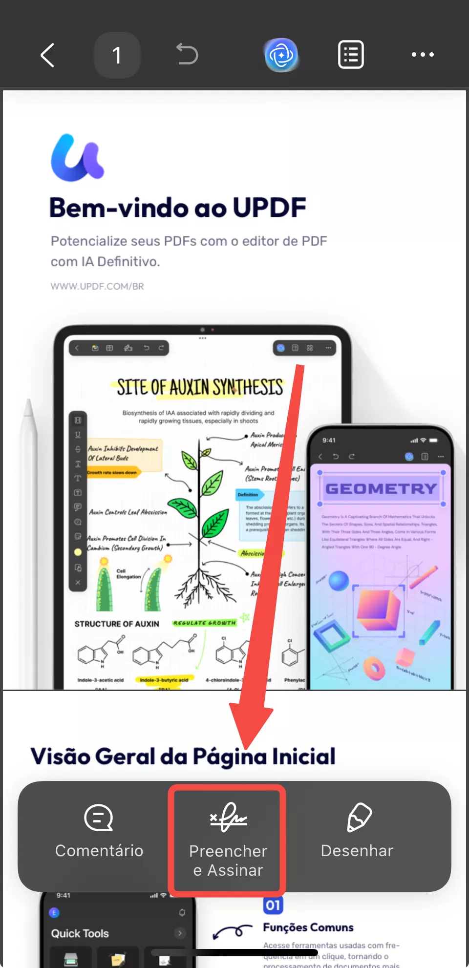 adicionar assinatura