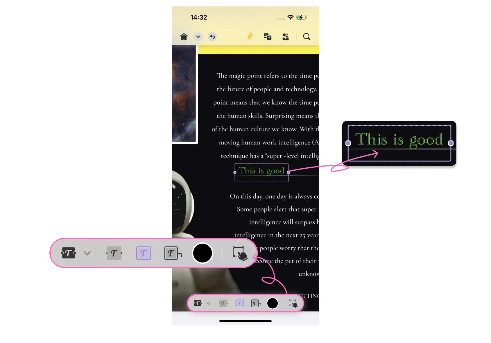 text annotation