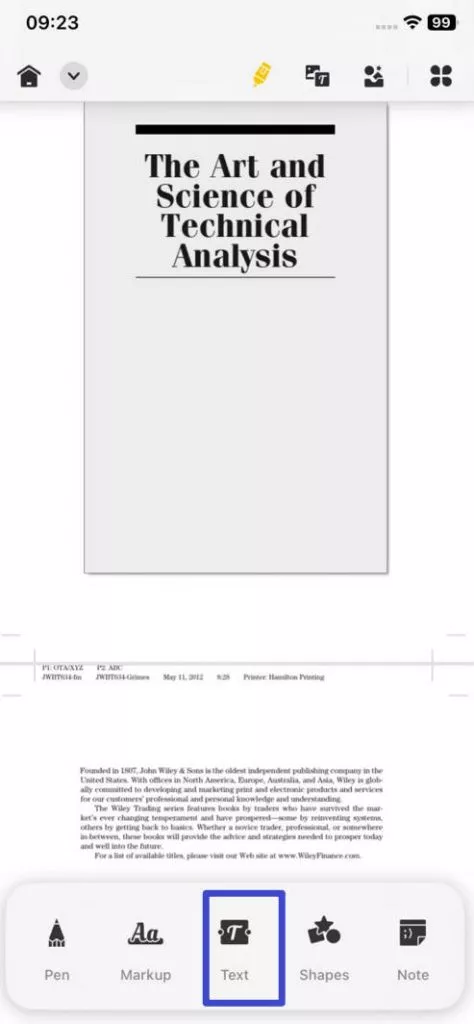 updf text ios