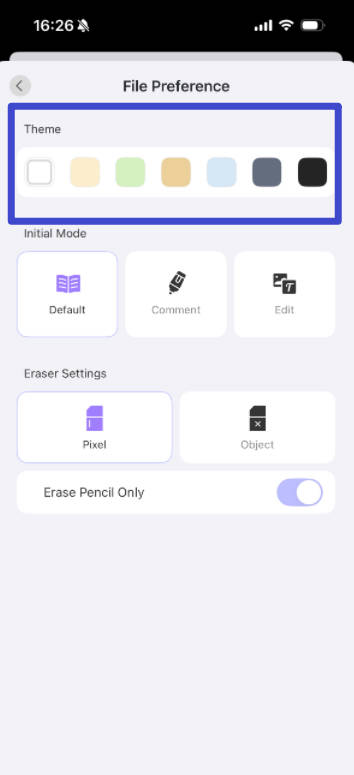 pdf reader dark mode ios