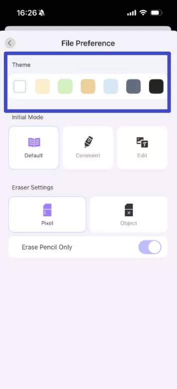 pdf reader dark mode ios