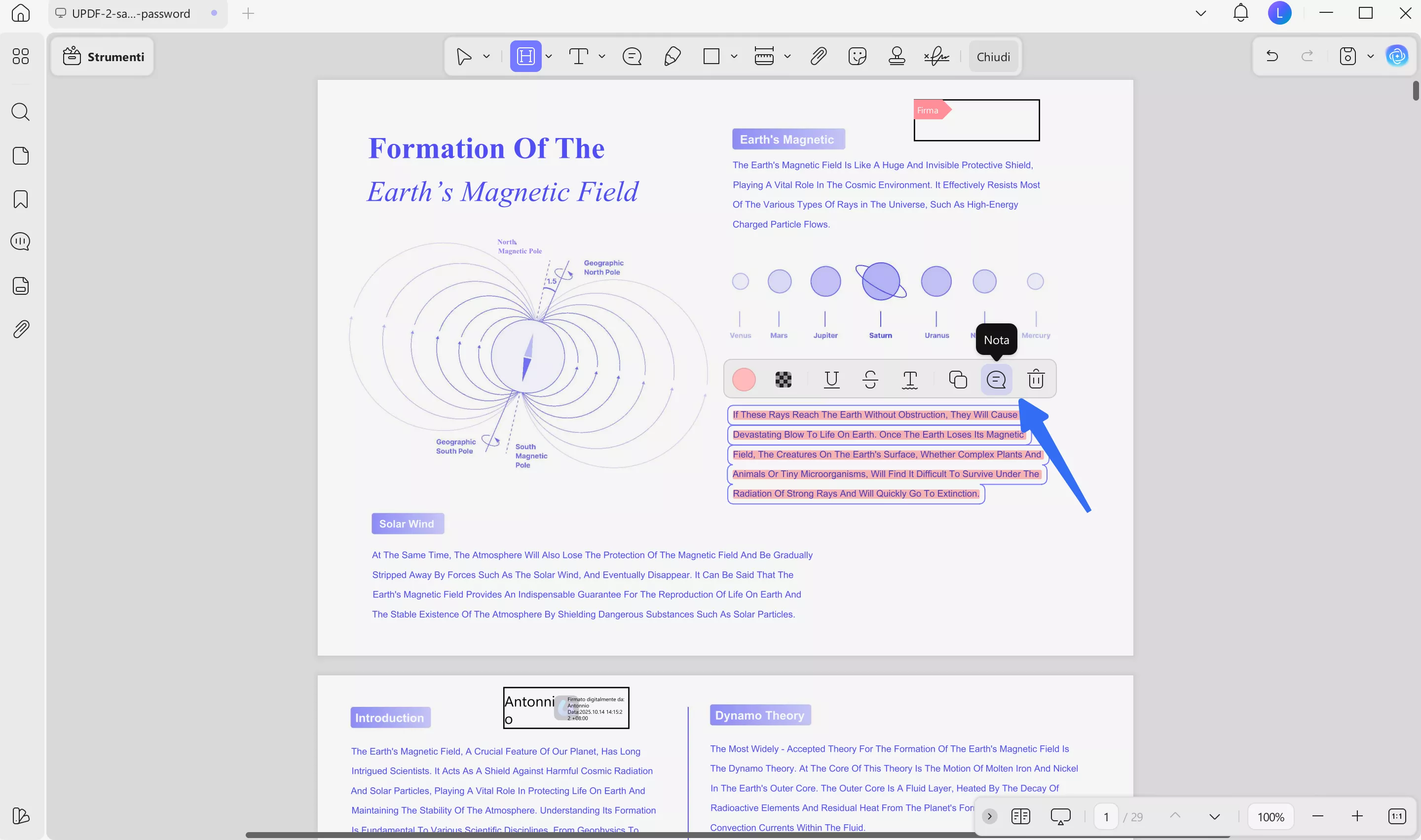 add note or delete for highlight updf windows