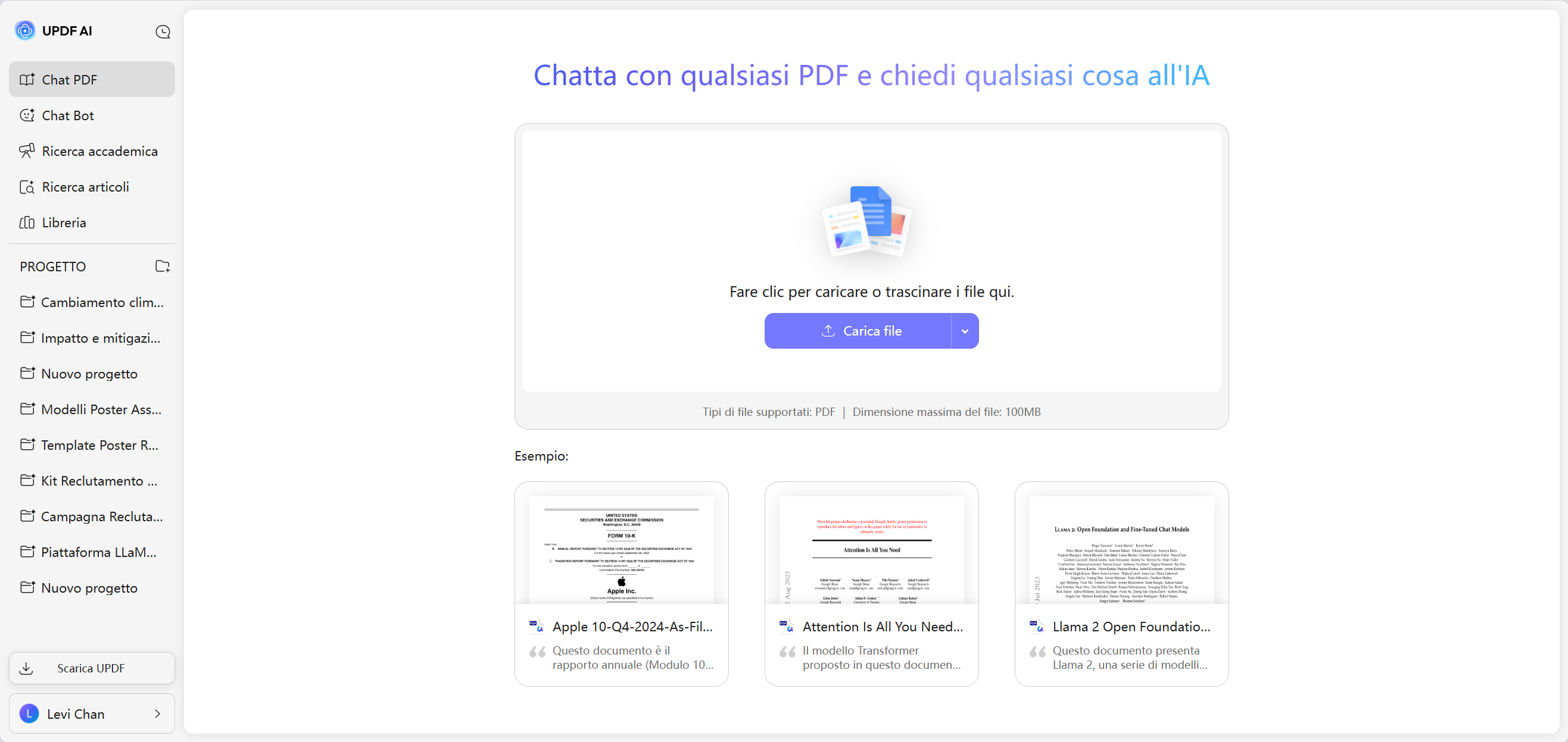 Soluzione 1: chiudi il browser e riavvia. Ora apri il sito web ChatGPT e riprova.
Soluzione 2: passa a una rete più stabile e riprova.
chat with PDF with UPDF AI Online