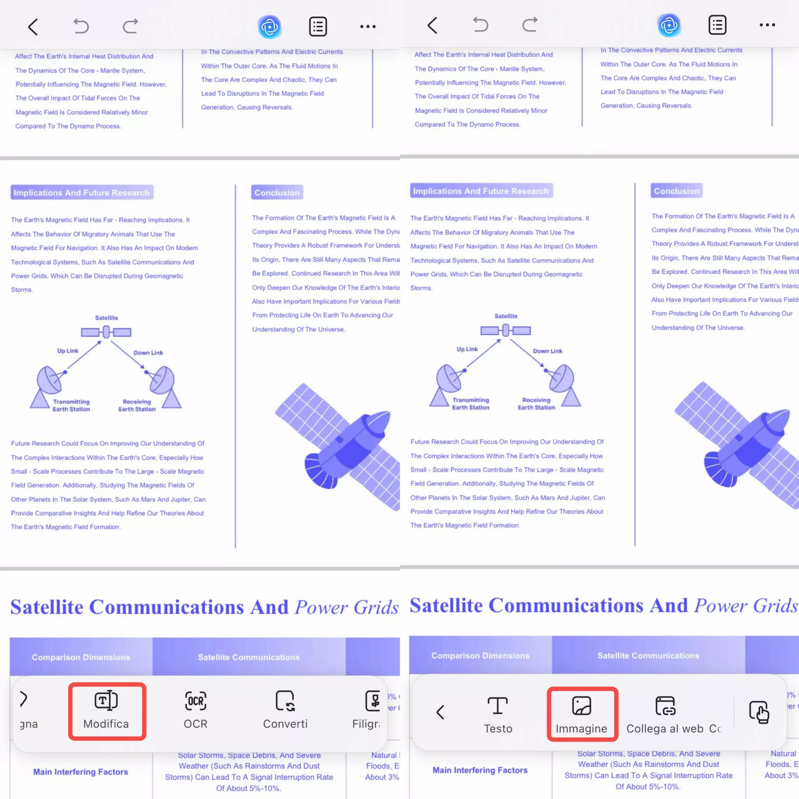 aggiungere un'immagine al pdf su ios