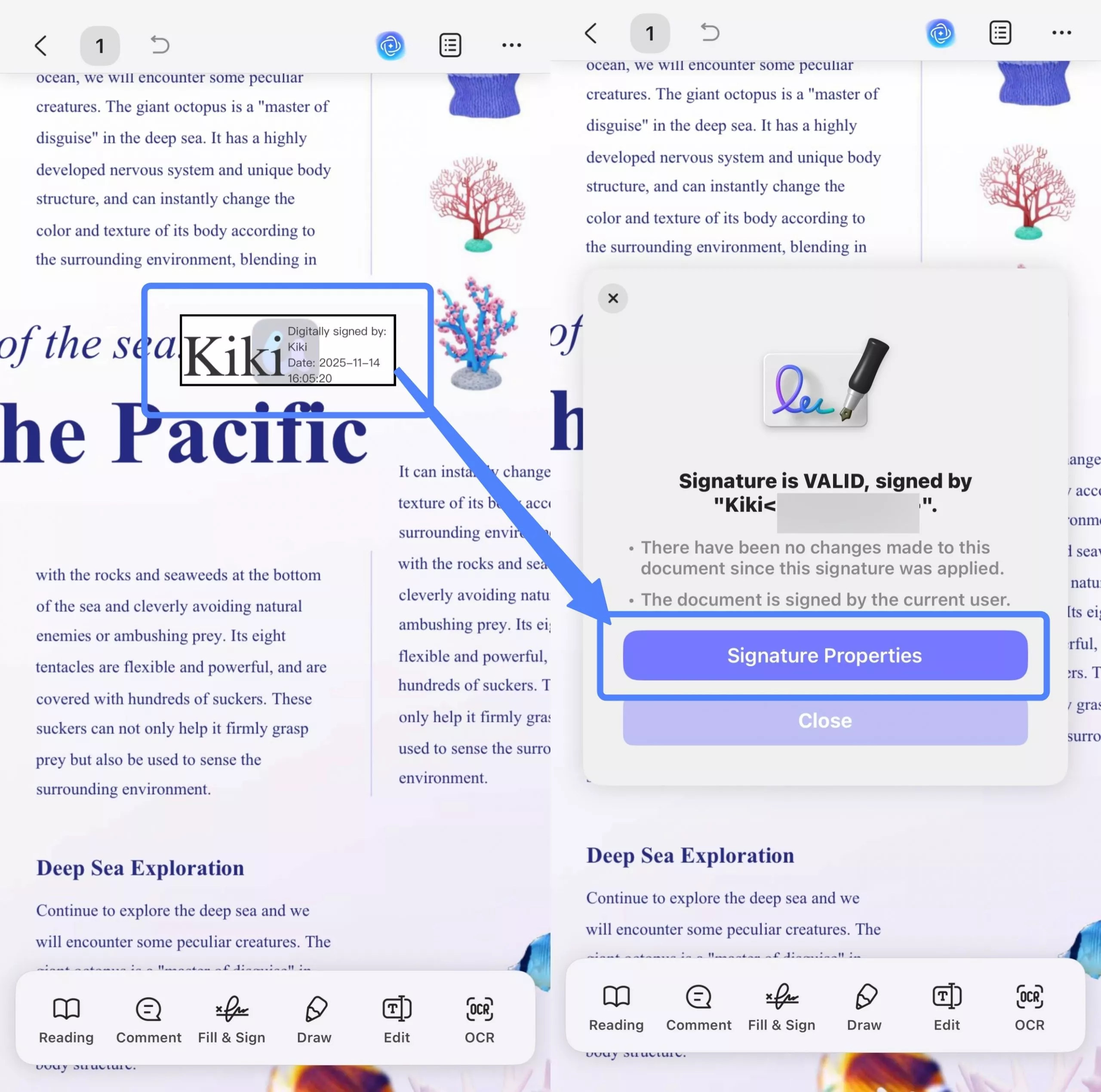 verify the digital id validity