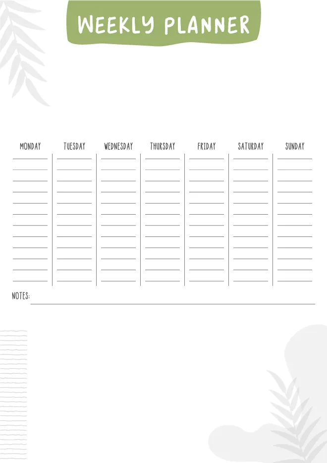 2023 Weekly Planner Free Printable PDF - Printables and Inspirations