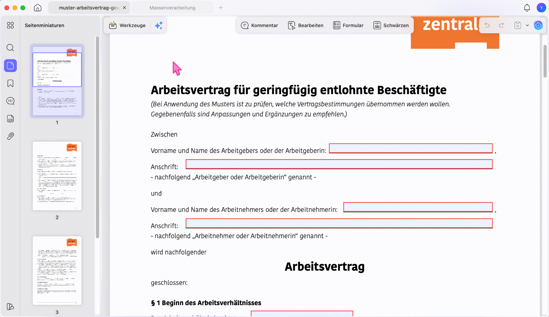 PDF nach Dateigröße aufteilen