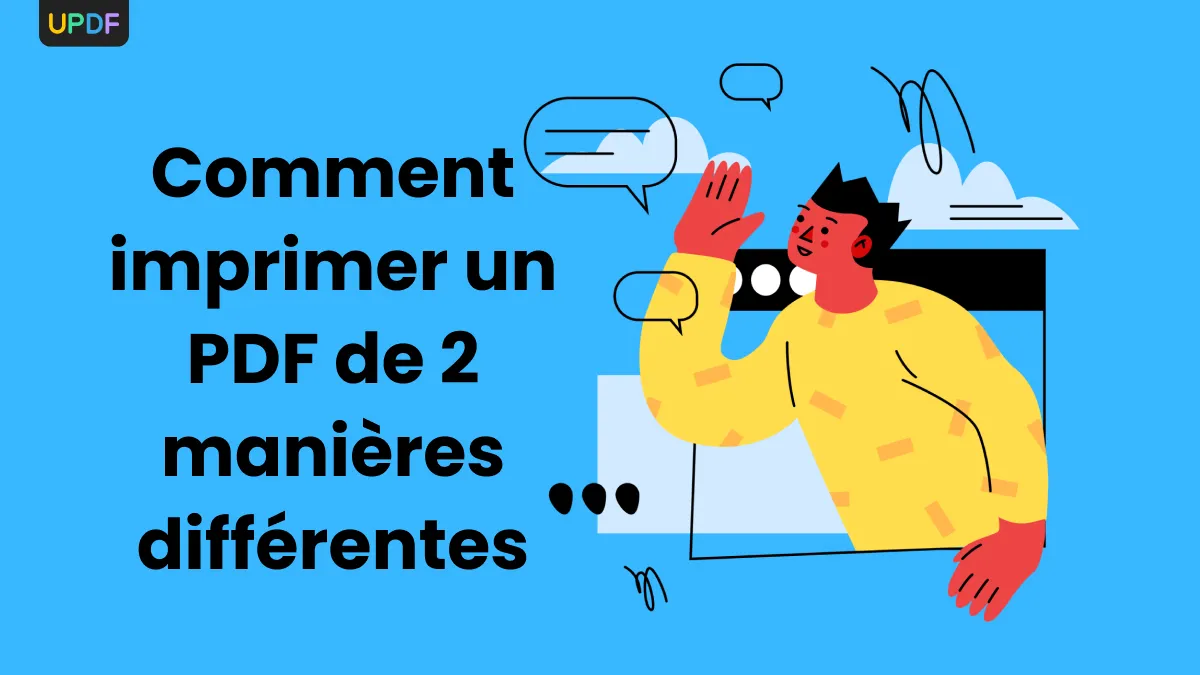 Comment imprimer un PDF de 2 manières différentes