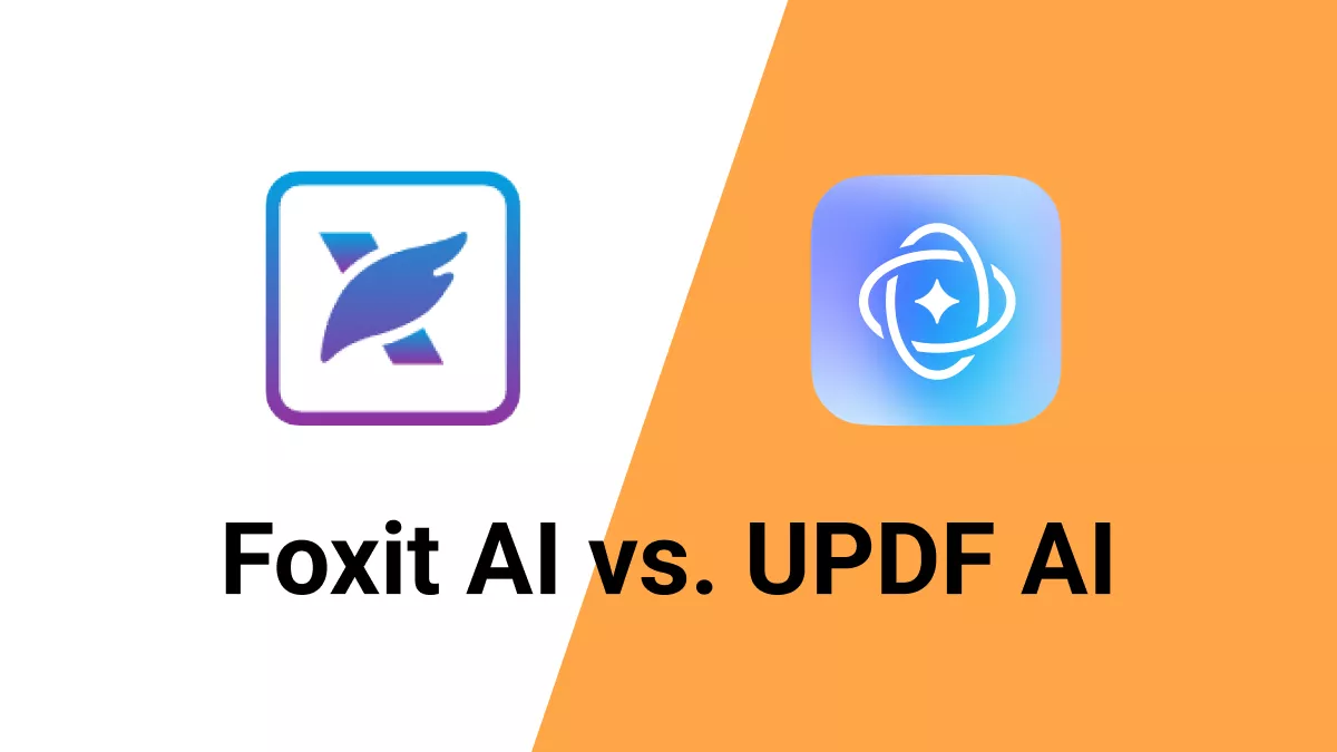 Foxit AI vs. UPDF AI: que fornece a experiência de bate-papo em PDF com IA mais confiável e precisa