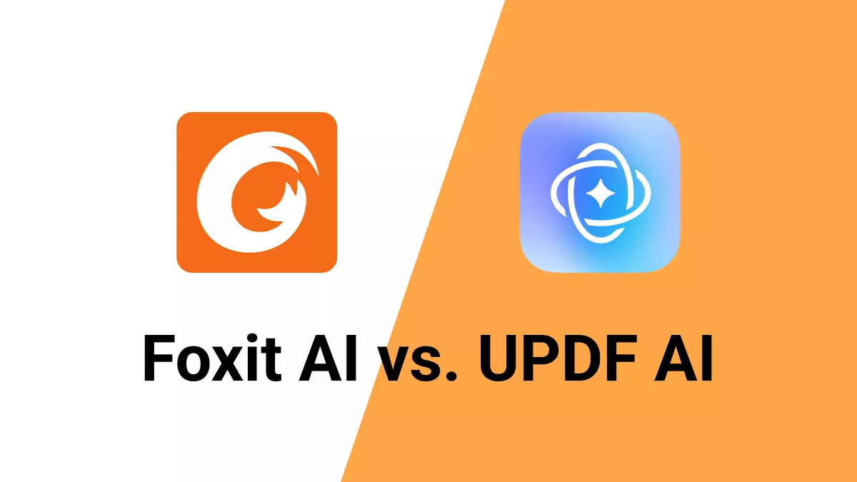 Foxit AI vs. UPDF AI: Který poskytuje nejspolehlivější a nejpřesnější chatování AI PDF