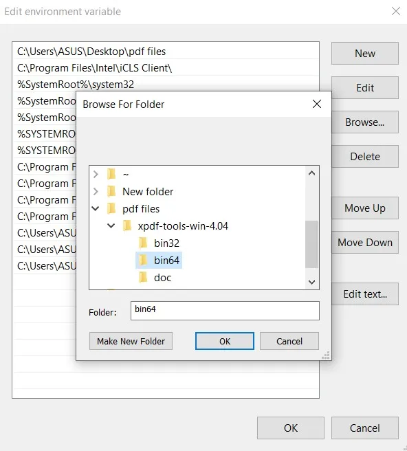 Add a new environment variable