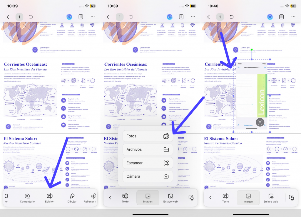 Añadir una foto como una página a un PDF existente