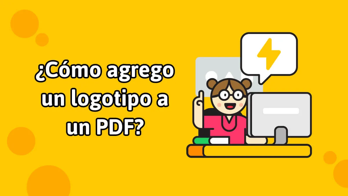 ¿Cómo agrego un logotipo a un PDF?