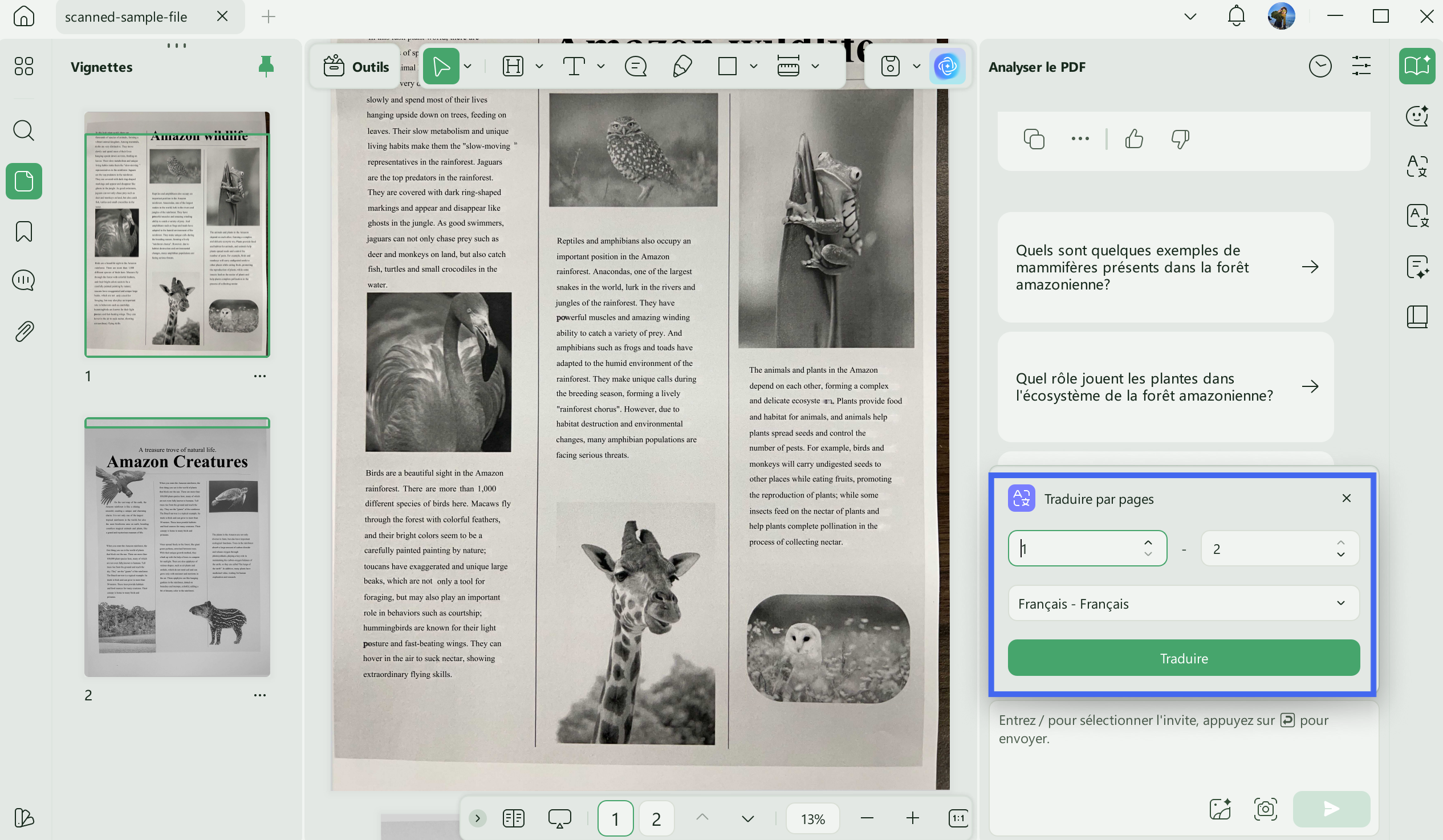 traduire pdf