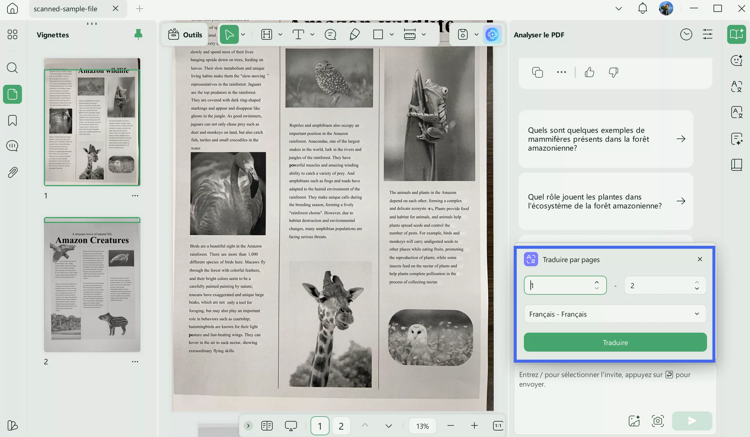 traduire pdf