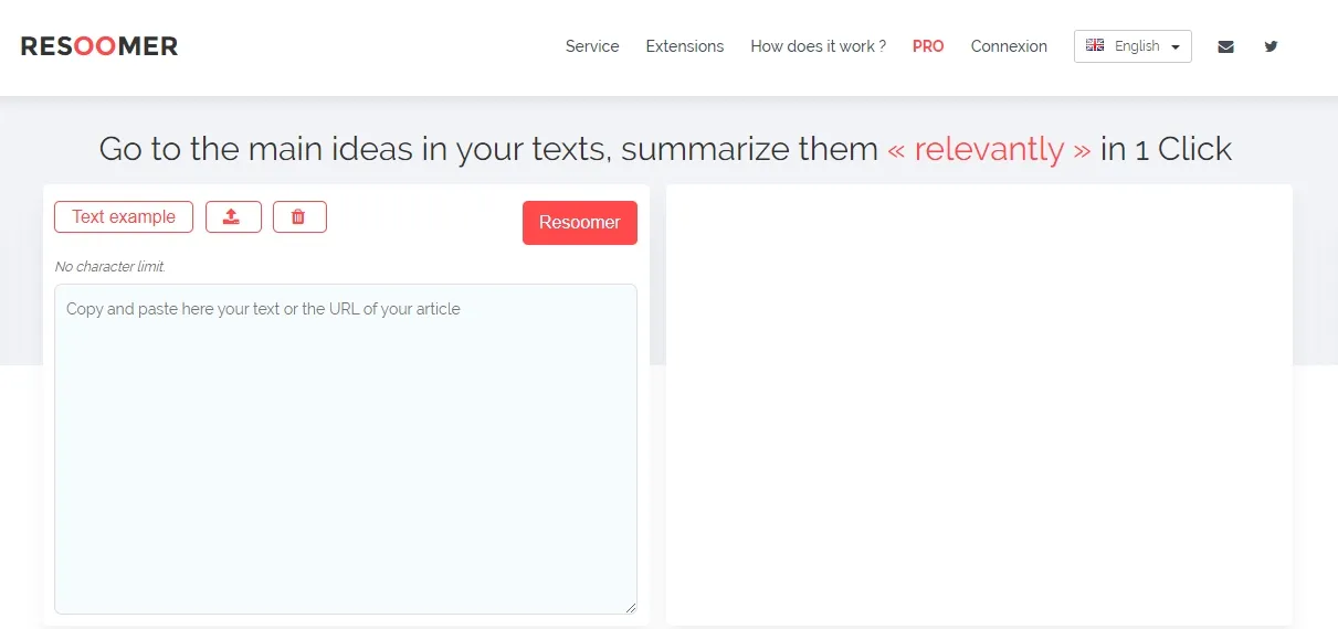 article summarizer Resoomer