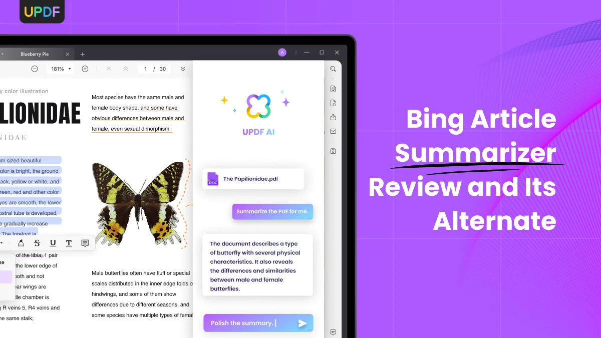 Bing Article Summarizer Review and Its Alternate Which Summarizes Content More Quickly