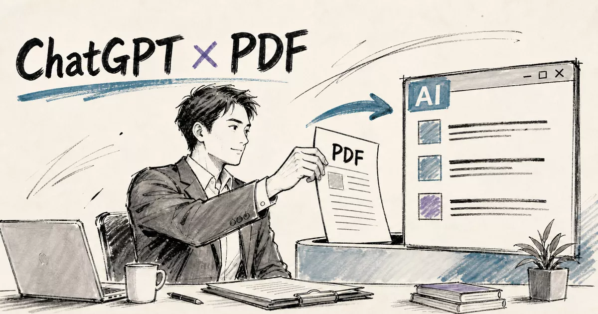 ChatGPTにPDFを読み込ませる方法