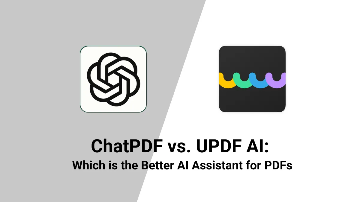 比較 ChatPDF 與 UPDF AI，哪個是更好的 PDF AI助手