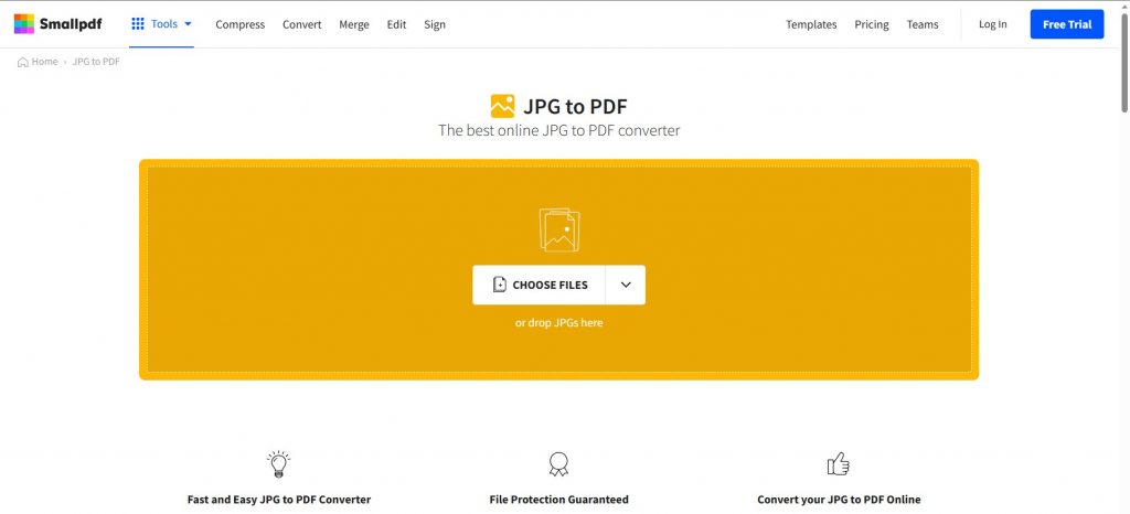 convertir jpg en pdf windows