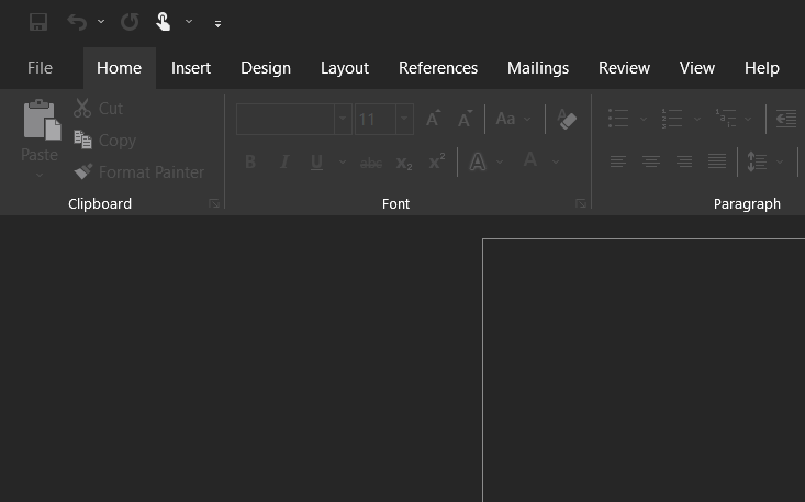 click file on word