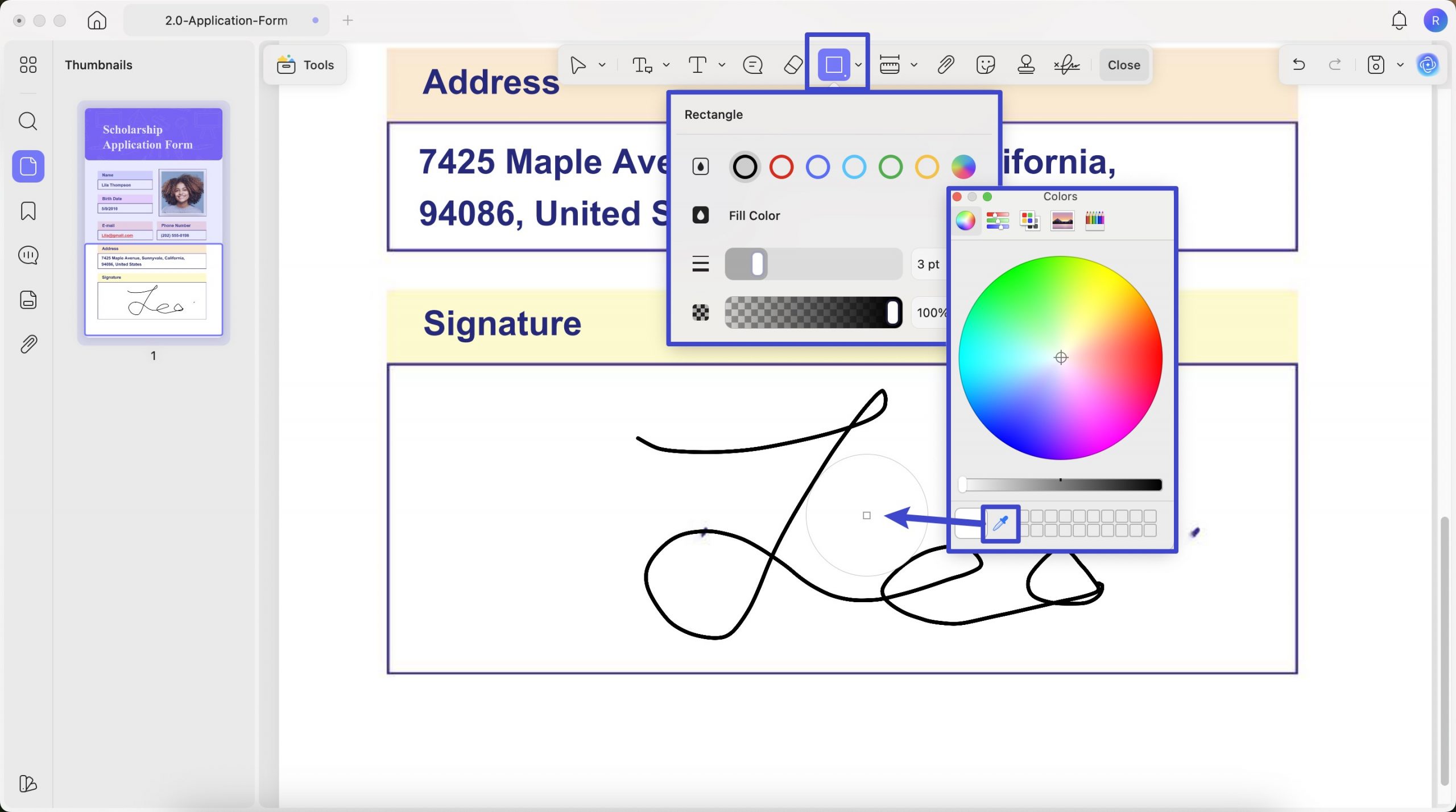 color pick mac