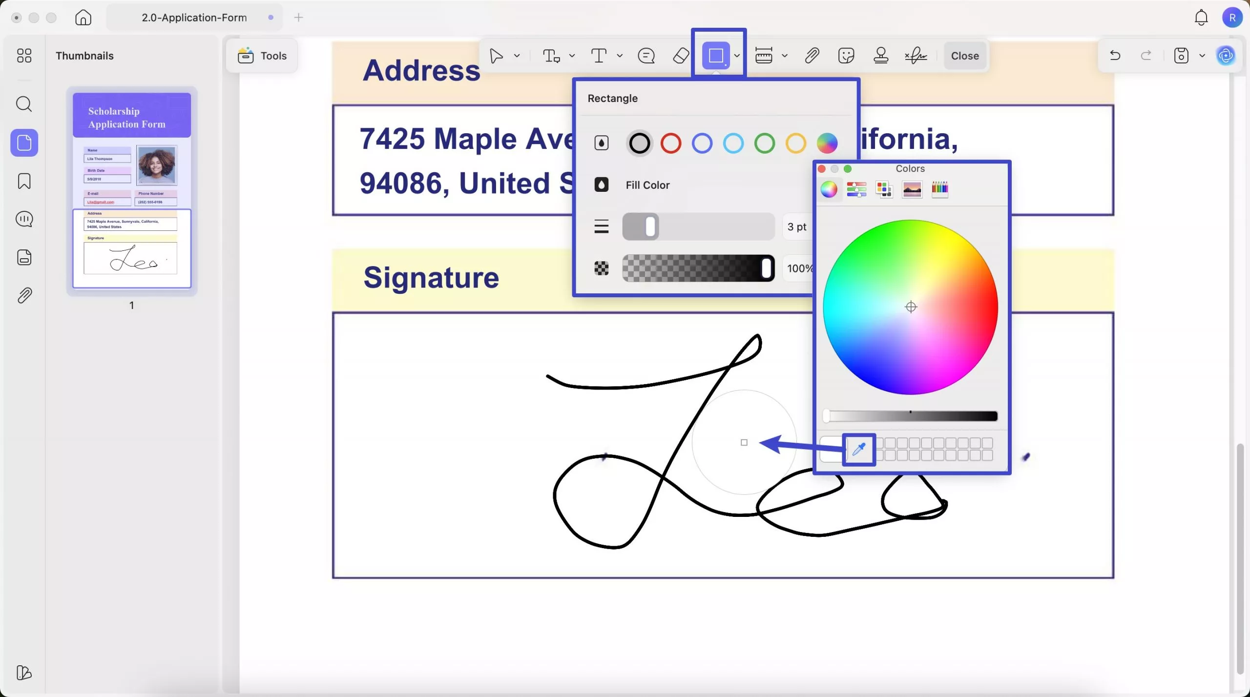 color pick mac