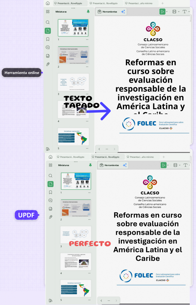 mejor calidad de UPDF sobre la conversión de PPT a PDF