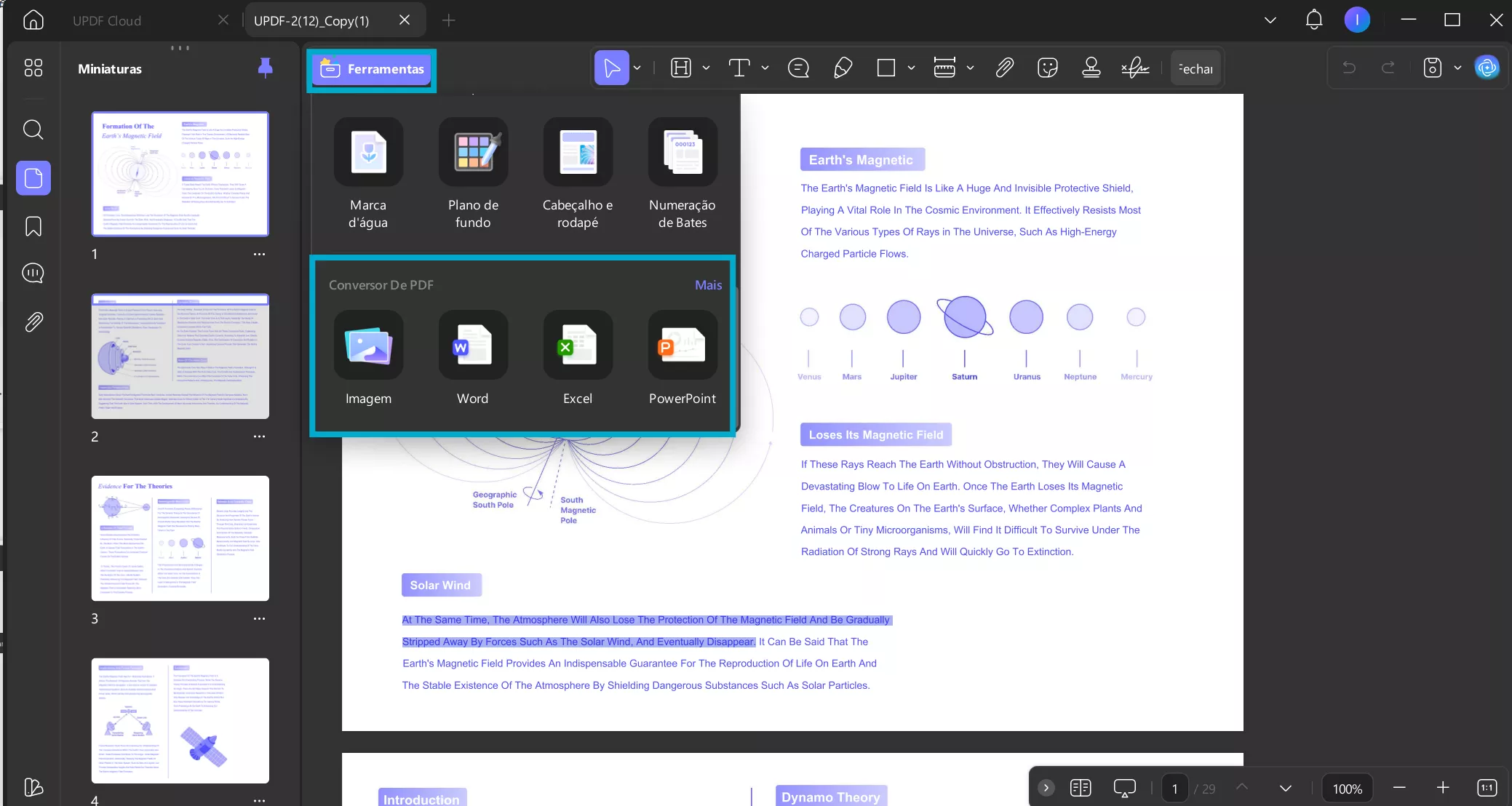 PDF para Excel com IA