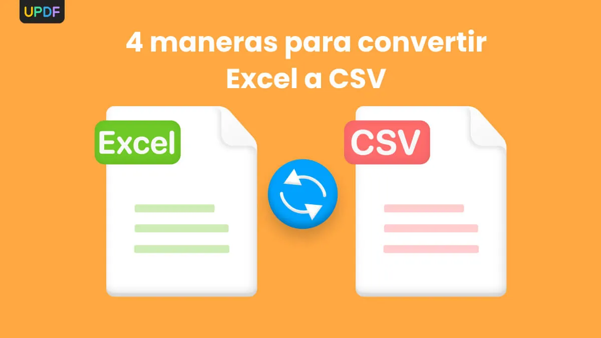4 maneras para convertir Excel a CSV