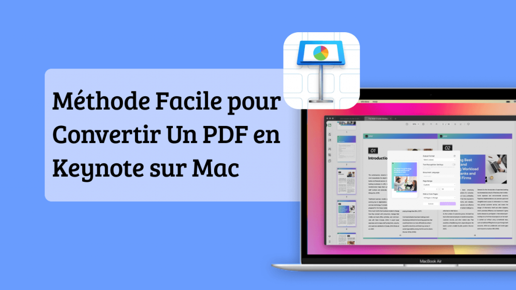 Comment convertir un PDF en Keynote sur Mac UPDF