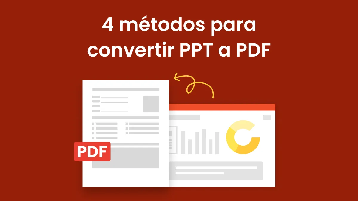 4 métodos para convertir PPT a PDF