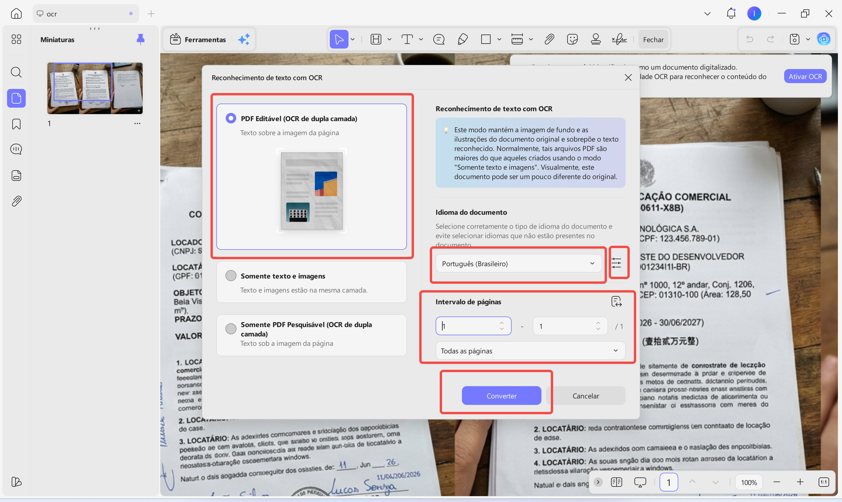 converter pdf escaneado
