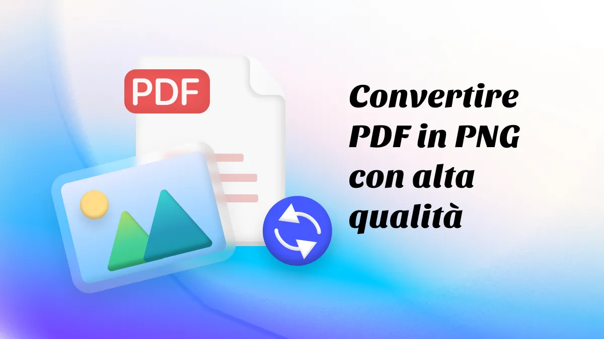 Come convertire da PDF a PNG online e offline?