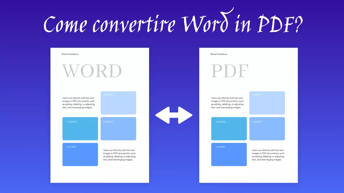 6 modi gratuiti per convertire da Word a PDF