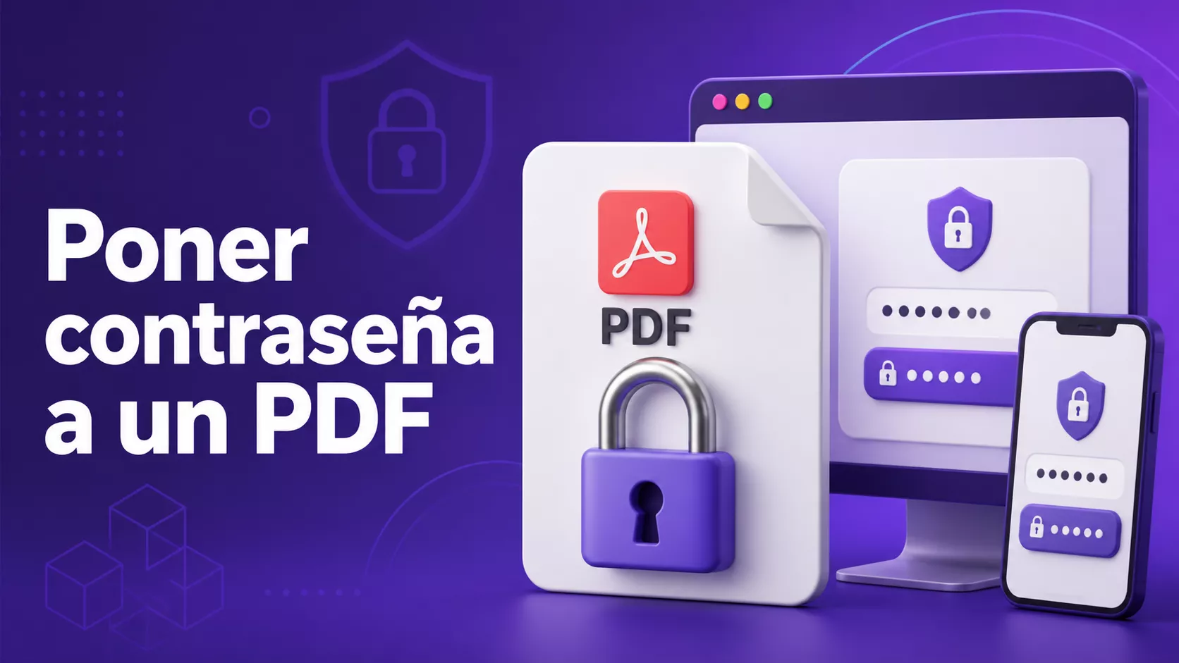 Protege un PDF con contraseña: acceso, permisos y cifrado
