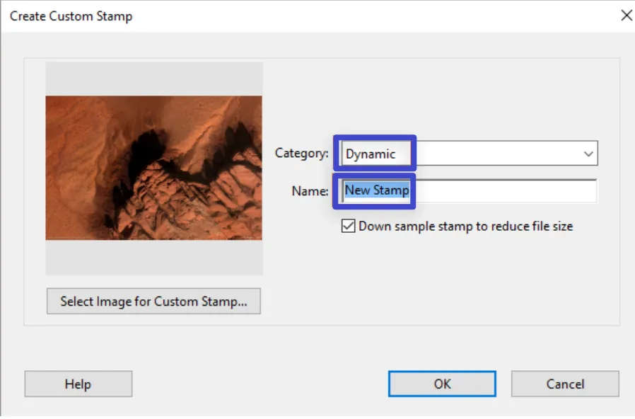 How to Create a Custom Dynamic Stamp in Adobe
