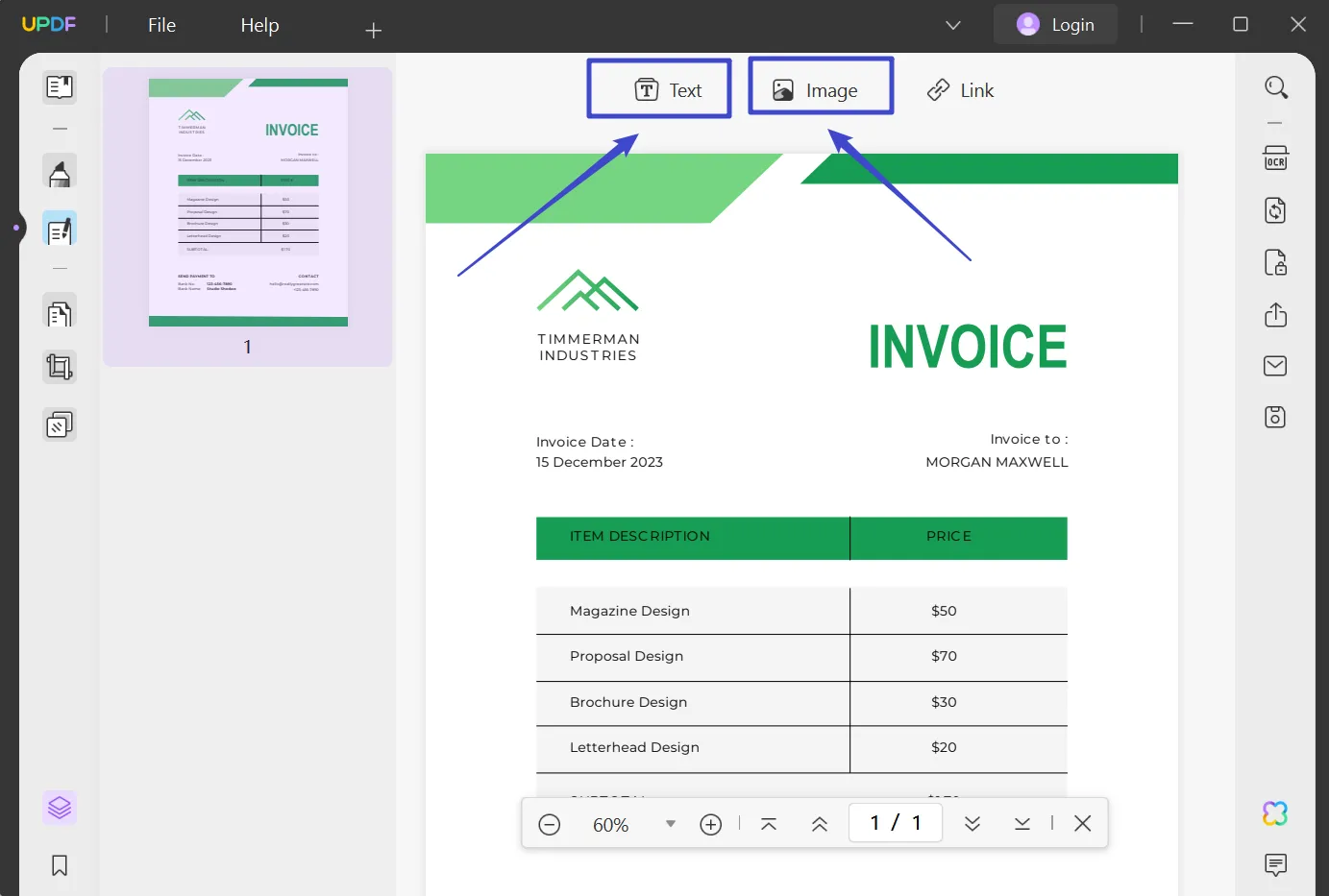 how to make an invoice