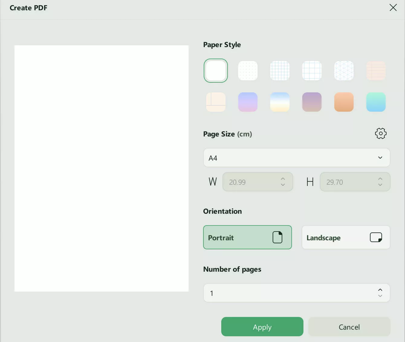 customize your blank pdf with updf windows