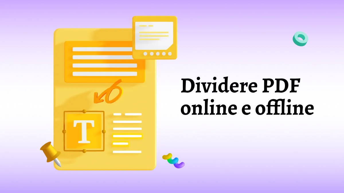 Dividere PDF rapidamente con 4 metodi