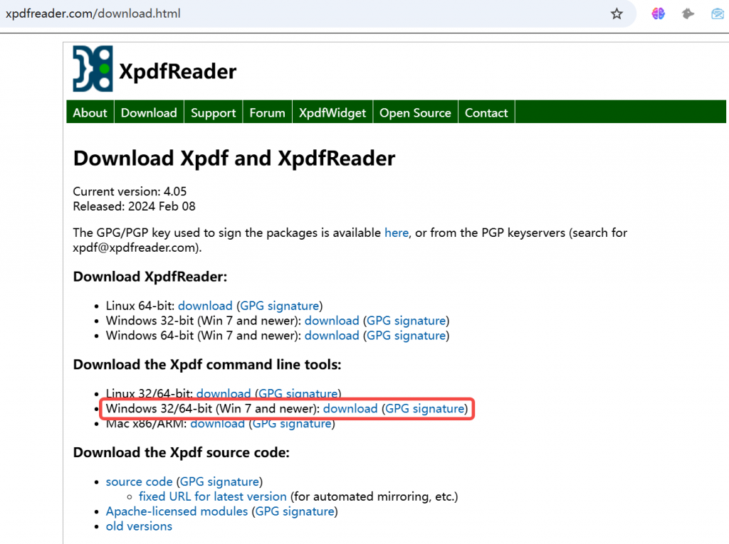 download the xpdfreader