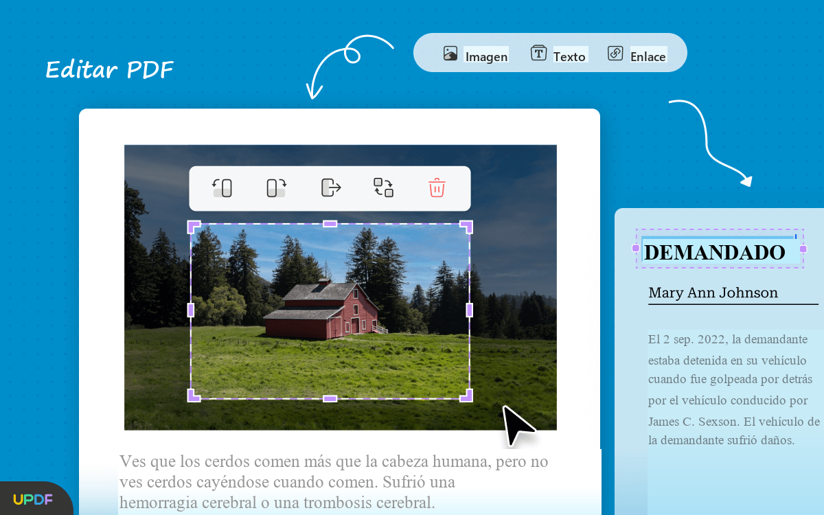 editar pdf en updf