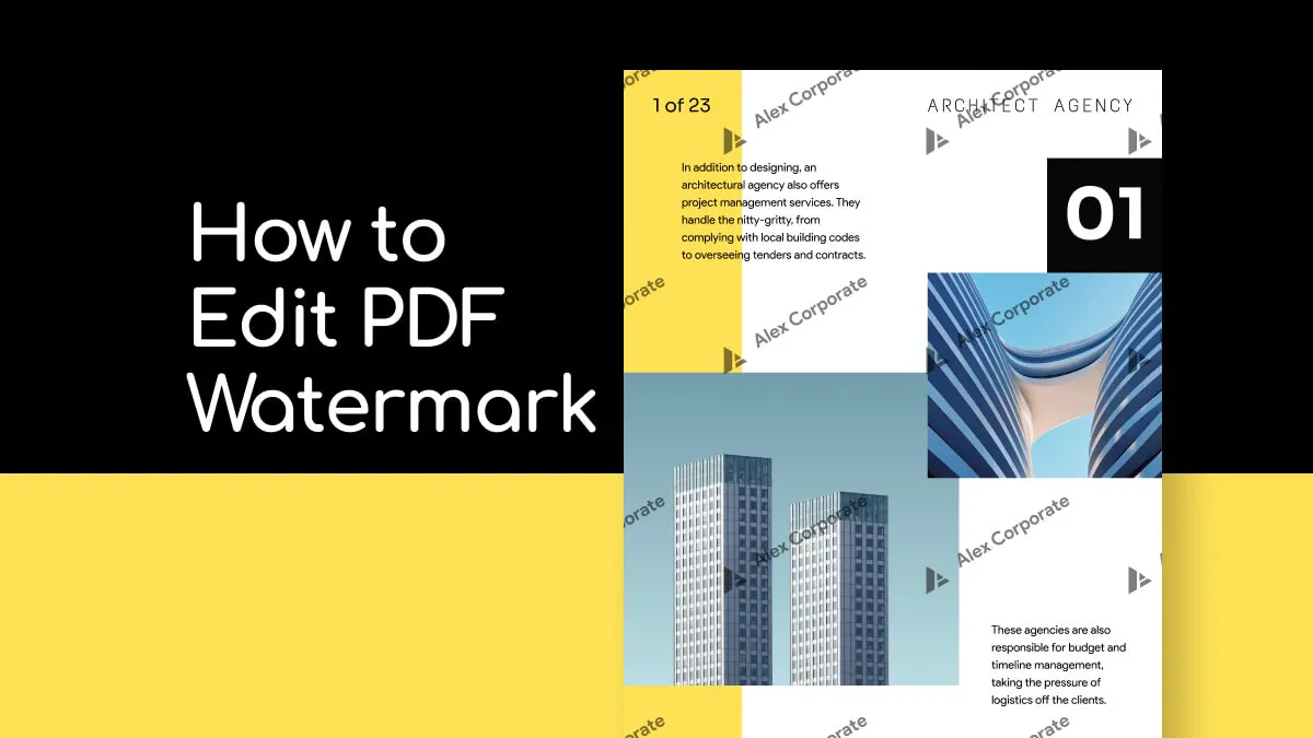 Mastering How to Edit Watermark in PDF: A Comprehensive Guide